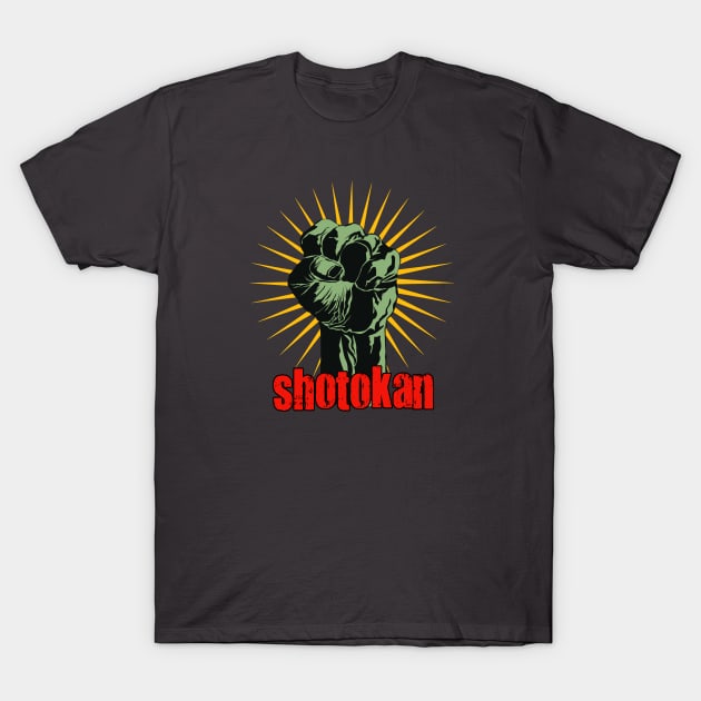 Shotokan Fist T-Shirt by Limey_57